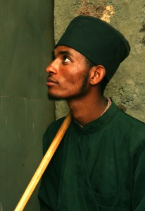 Coptic orthodox priest, Tana Lake, Amhara, Ethiopia