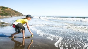 Beach play, California