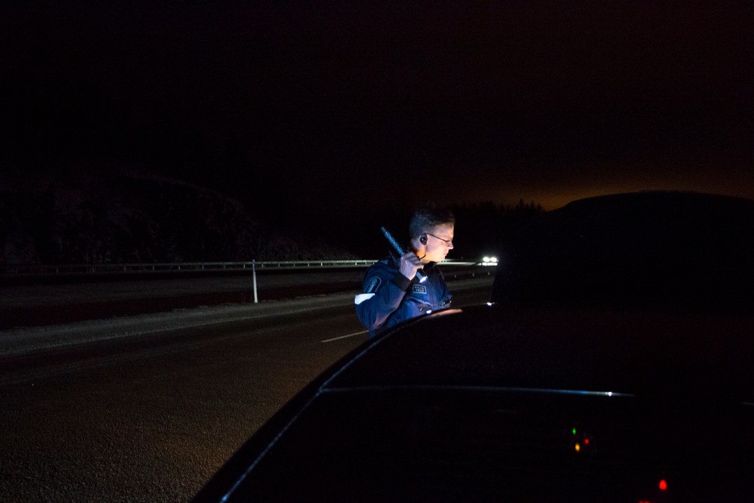 Hämeen poliisi, ratsia