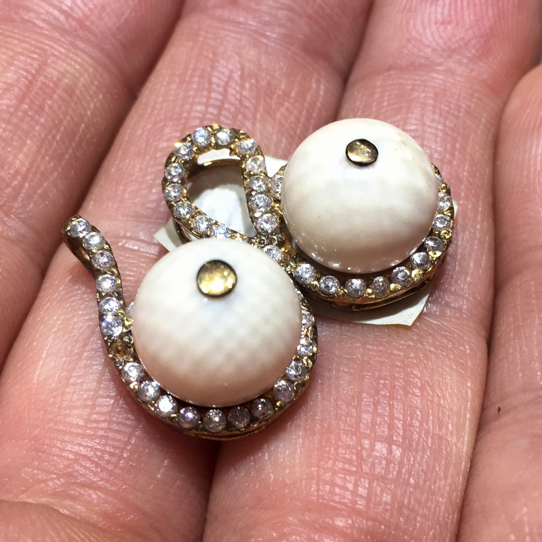 Ivory earrings, Nha Trang, Vietnam